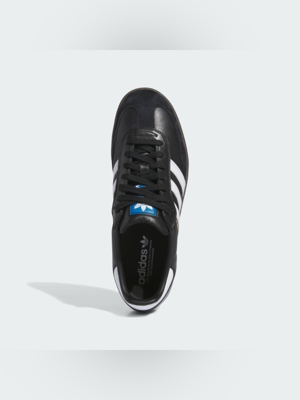 🆕 adidas Samba ADV Black White Gum Men’s Size 10 NWT Classic Skate Shoe - Picture 2 of 8